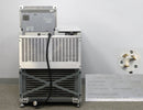 Beckman Coulter Avanti J-HC High-Capacity Floor Centrifuge back panel, label with serial number, plug