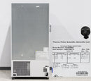 Thermo TSX Series TSX60086D ULT Ultra-Low Temperature Freezer back panel, label with serial number, plug