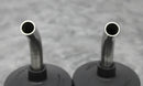 x2 Labconco 75444 Freeze Dryer Flask Tops with 45-Degree Stainless Steel Adapter
