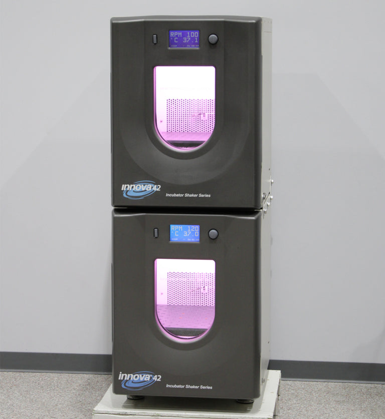 New Brunswick Innova 42R Stacked Refrigerated Incubator Shakers with Light Banks