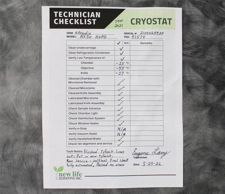 Epredia Shandon CryoStar NX50 HOPD Cryostat Microtome 957110