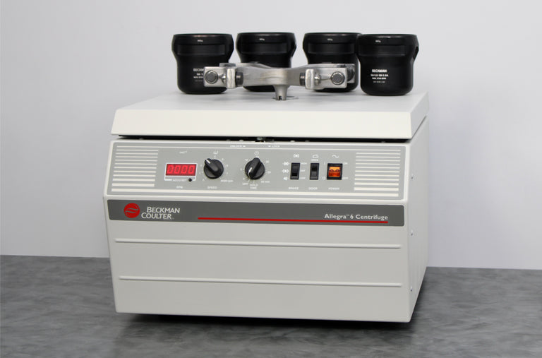 Beckman Coulter Allegra 6 Benchtop Centrifuge with GH-3.8 Rotor