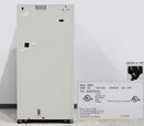 Thermo Scientific 3950 Reach-In CO2 Incubator back panel, label with serial number, plug