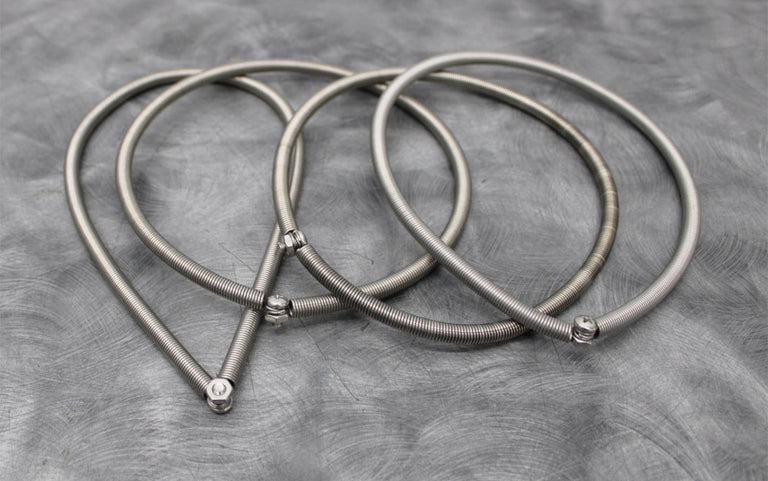 Lot of 4 Large 2 Liter Flask Clamp Wire Springs 10 Inch Diameter for Shakers