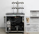 SP Scientific VirTis Freezemobile FM25EL-85° Freeze Dryer back panel, label wtih serial number, plug