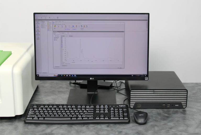 Perkin Elmer Lambda 365 UV-Vis Spectrophotometer N4100020 and Single Cell Holder