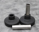x2 Labconco 75442 Fast Freezer Dryer Flask Tops with Straight SS Adapters