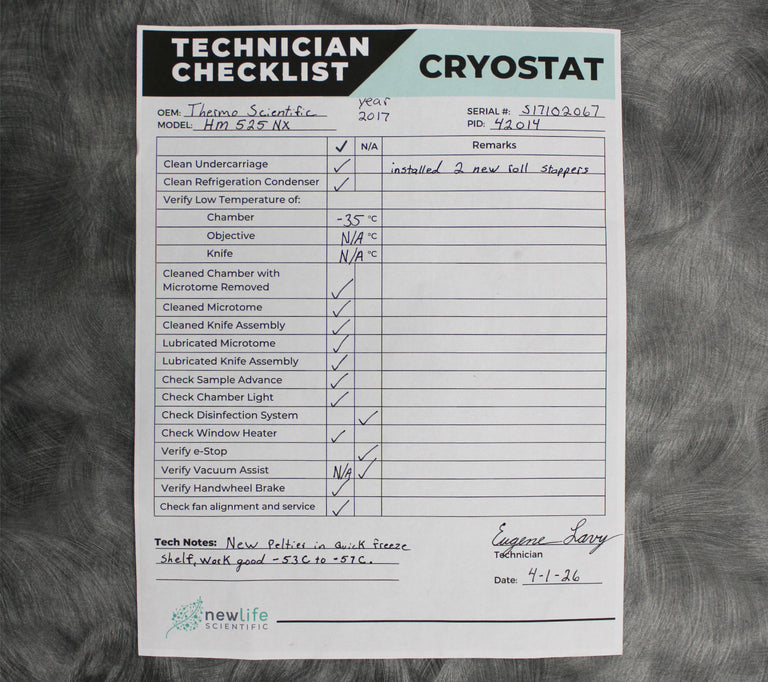 Thermo Scientific Shandon Cryostar HM525 NX Cryostat Microtome 956640
