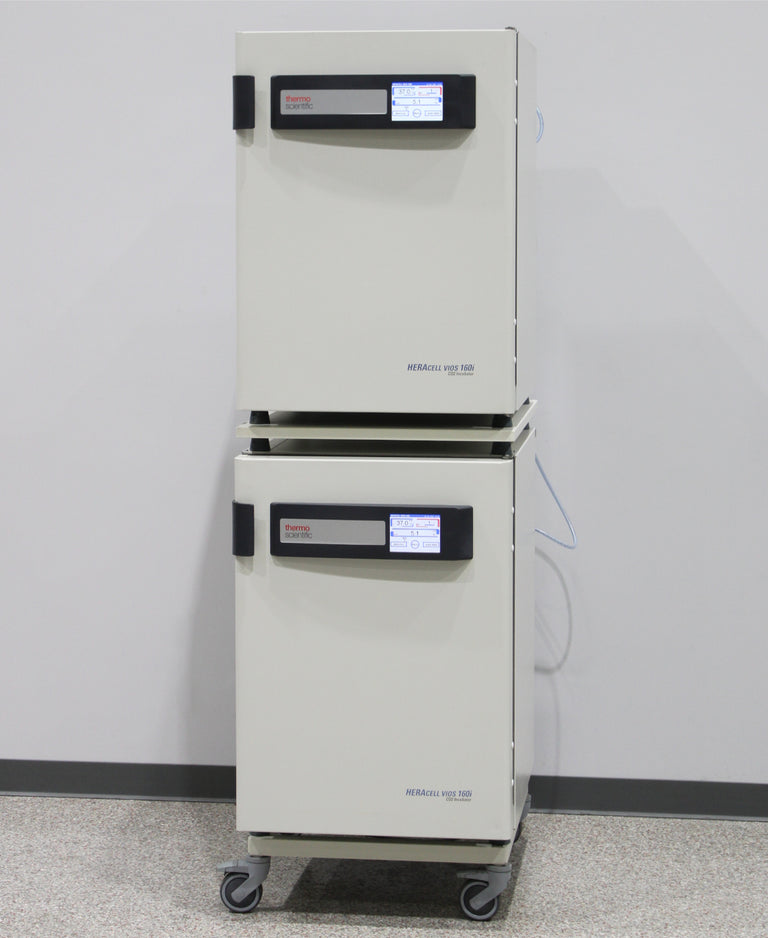 Thermo Scientific HERAcell vios 160i Stacked Copper CO2 Incubators with Cart