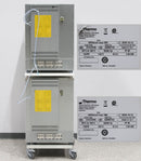 Thermo Scientific HERAcell vios 160i Stacked CO2 Incubators back panels, labels with serial numbers