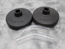 2x Labconco 7544 Snap-On Fast Freeze Flask Lids with 45 Degree Glass Adapter