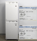 Thermo Scientific 4110 Forma Series 3 Stacked CO2 Incubators back panels, labels with serial numbers, logo labels