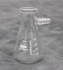 Lot of 6 VWR 10545-852 Heavy Wall Borosilicate Glass Filtering Flasks 50mL