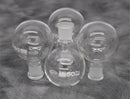 x4 Glassco 50mL Single Neck Round Bottom Boiling Flask with 14/20 Joint