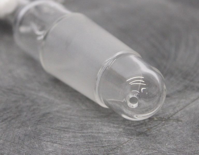 Dessicator Boroscilicate Glass Valve Stopcock 24/29 with 1 Inch Hose Barb