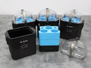 x4 Jouan 11175367 Swing Out Buckets, 50mL Adapters and Sealing Lids for T4 Rotor