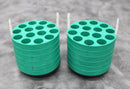 x2 Beckman Coulter Centrifuge Swing-Bucket 14x15mL Adapters 349950