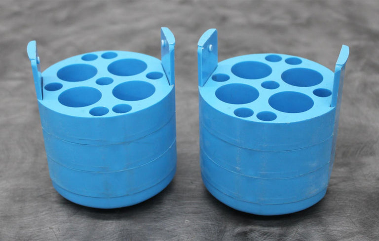 x2 Thermo Jouan M4 Swing Out Rotor Adapters 11174165  4x50mL and 7x2mL