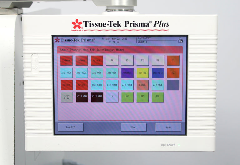 Sakura Tissue-Tek Prisma Plus Slide Stainer with Tissue-Tek Film Coverslipper