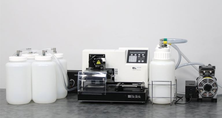 BioTek EL406 Microplate Washer Dispenser with Valve Module and Vacuum Pump