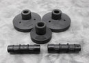 x3 VirTis Fast Freeze Snap-On Lids 1 Sm. for 40-150mL & 2 Wide Mouth 600-2000mL