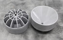 x2 Thermo Scientific Conical Grey Bottle Adapters for TX-750 Rotor Swing Buckets
