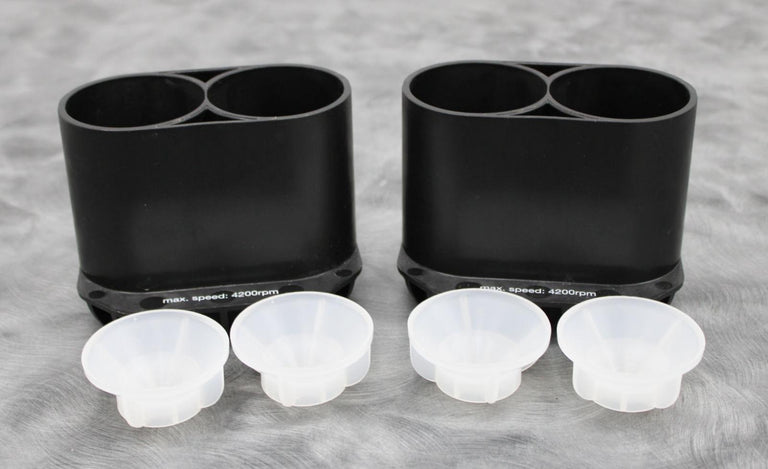 x2 Thermo Scientific 75007305 Rotor Adapters 2 x 250mL w/ Bottle Cups f/ TX-1000