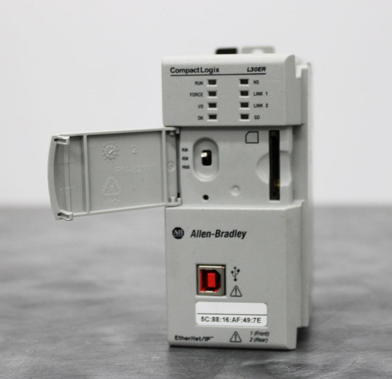 Allen-Bradley 1769-L30ER CompactLogix 1 MB ENet Controller and 1MB SD Card