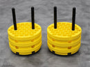x2 Thermo Scientific 75008133 Centrifuge Rotor Bucket Adapters 35 x 7mL