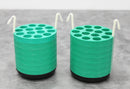 x2 Beckman Coulter Rotor Adapters 14x15mL for Avanti Centrifuges 339180