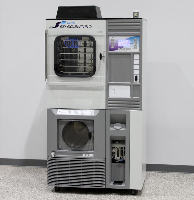 SP VirTis 25L Genesis SQ Super XL-70 Pilot Lyophilizer Stoppering Freeze Dryer