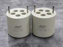 x2 Beckman Coulter 392253 Centrifuge Rotor Bucket Tube Adapters 5x15mL