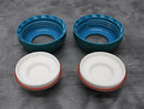 x2 Thermo Scientific Nalgene 1L Super-Speed Centrifuge Bottles w/Sealing Closure