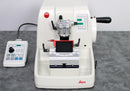 Leica RM2255 Motorized Rotary Microtome with Knife Holder and Control Panel