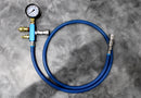 Pressure gauge with tubing