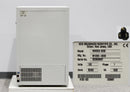 New Brunswick Innova 4230 Refrigerated Incubator Shaker back panel, label with serial number, plug