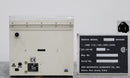 New Brunswick Scientific Innova 4000 Incubator Shaker back panel, label with serial number, plug