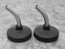 2x Labconco 7544 Snap-On Fast Freeze Flask Lids with 45 Degree SS Adapters