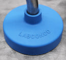 2x Labconco 7544 Blue Snap-On Fast Freeze Flask Lids w/45 Degree SS Adapters