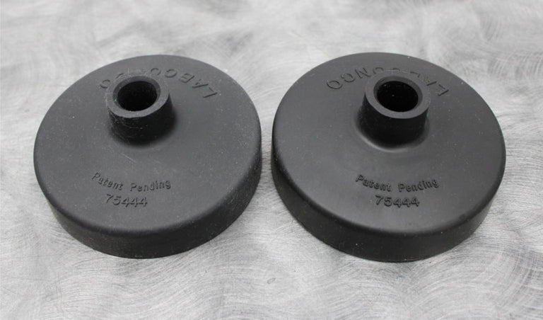 x2 Labconco Fast-Freeze Freeze Dryer Wide Mouth Flask Caps 75444