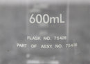 Labconco 7540800 Fast-Freeze Lyophilizer Flask 600mL with Cap and SS 45º Adapter