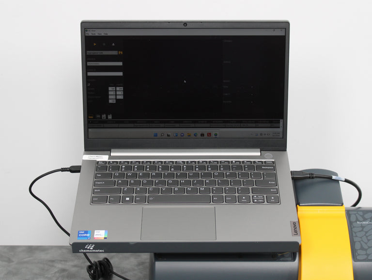 ChemoMetec NucleoCounter NC-202 Consistent Cell Counter and Laptop