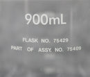 Labconco 75429 Fast-Freeze Dry 900mL Flask with Cap and 45º SS Adapter