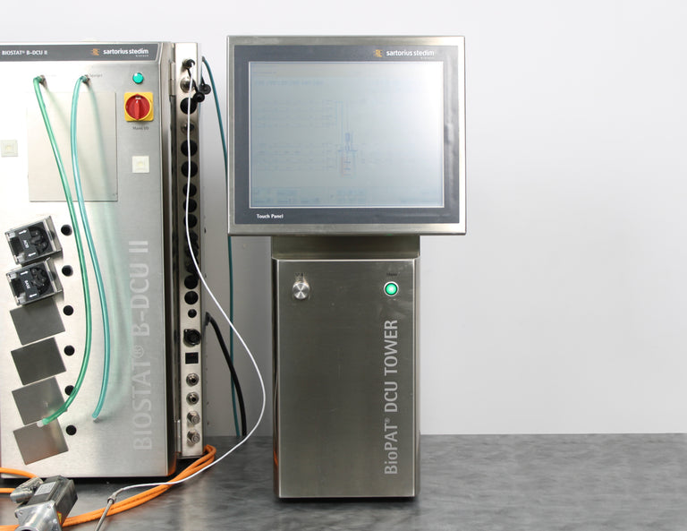 x3 Sartorius BioStat B-DCU II DCU Supply Towers and BioPAT w/ Touch Panel