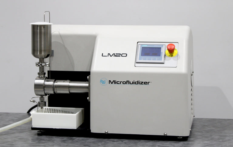 Microfluidics LM20 30K Microfluidizer Processor High-Shear Fluid Homogenizer