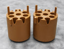 x2 Thermo Scientific 75003682 Centrifuge Rotor Adapters 9x15mL for TX-400 Rotor
