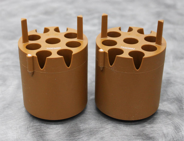 x2 Thermo Scientific 75003682 Centrifuge Rotor Adapters 9x15mL for TX-400 Rotor