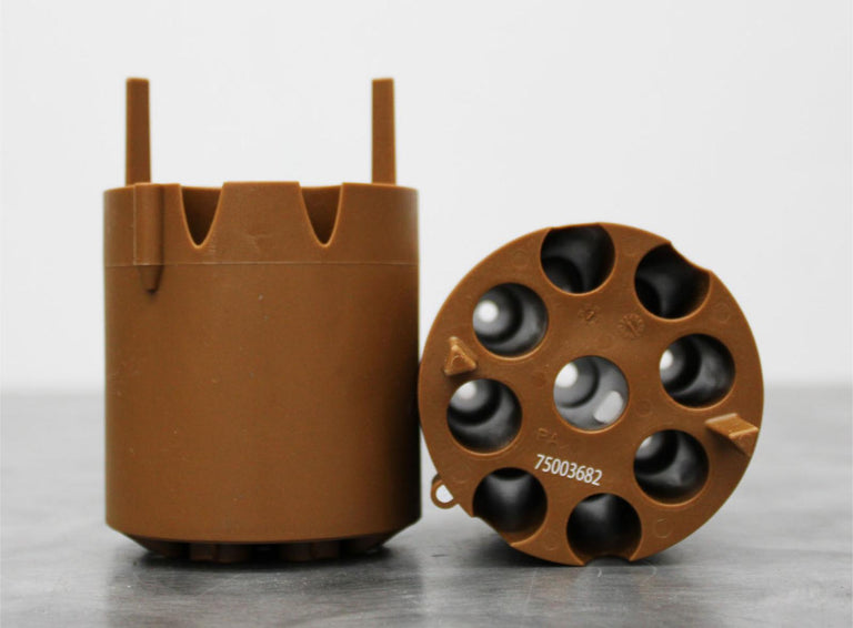 x2 Thermo Scientific 75003682 Centrifuge Rotor Adapters 9x15mL for TX-400 Rotor
