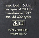 Thermo Scientific 75003001 TX-1000 Centrifuge Swing Bucket 1000mL Class O
