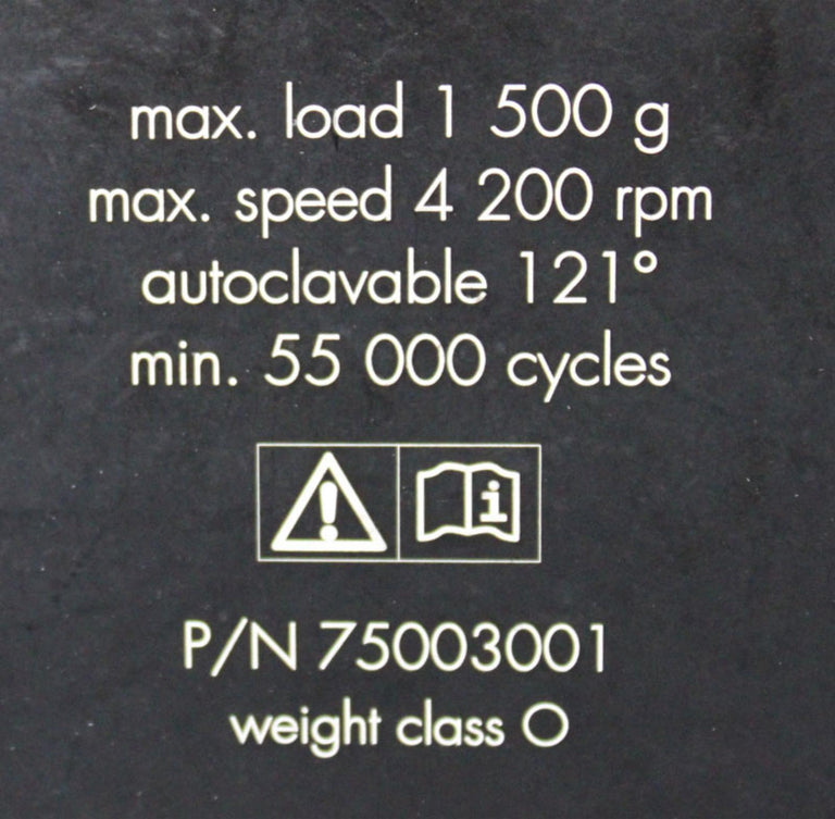 Thermo Scientific 75003001 TX-1000 Centrifuge Swing Bucket 1000mL Class O